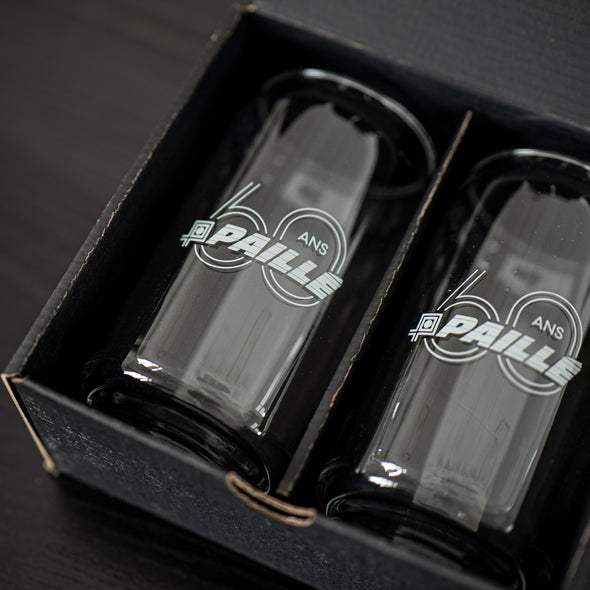 Édition Limitée – Ensemble de Verres 60e Anniversaire Paillé